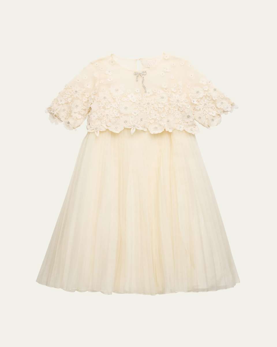 Anne Embellished Floral Dress, Size 12-14